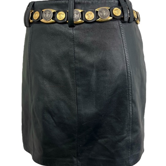 Vintage Versace 80s Medusa Medallion estro versa belt - Picture 2 of 11